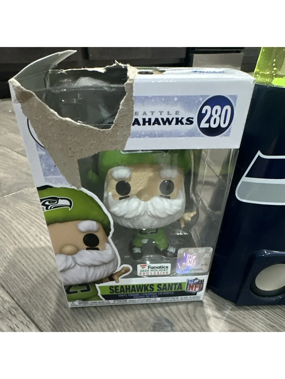 Sporticulture Seattle Seahawks Magma Lamp with Bluetooth Speaker and Funko Pop